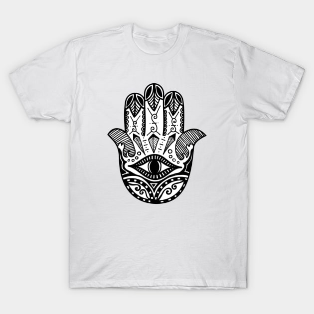 Hamsa T-Shirt by MadEDesigns